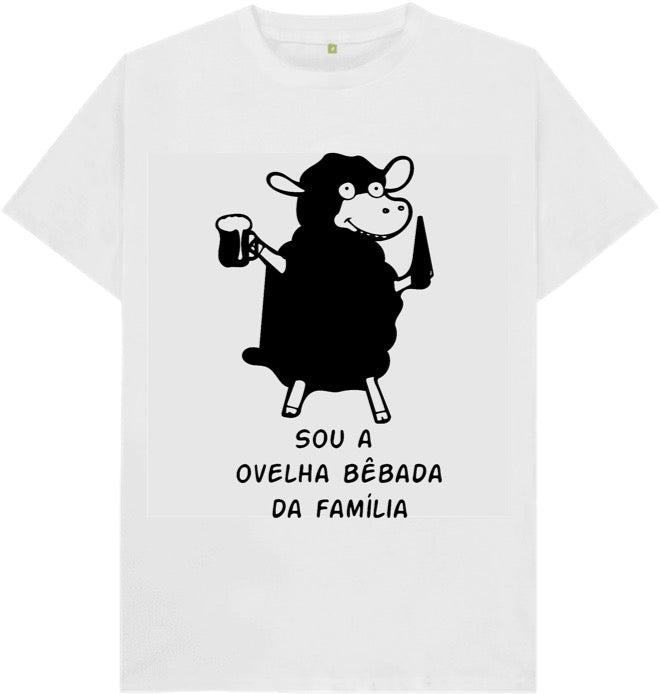 Camiseta Ovelha Bêbada da Família